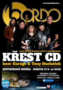KŘEST NOVÉHO CD BORDO + host Garage & Tony Ducháček @ Club Renda - Roudnice nad Labem